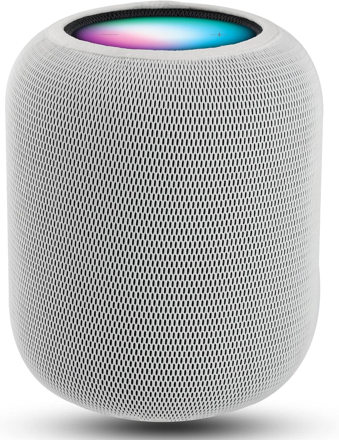 BANGCHEER Speaker Dust Cover Suitable for Homepod 2 gen Speaker, Mesh Speaker Cloth, Smart Cover with Charging Hole, High-Grade Nylon,White,Pack of 1